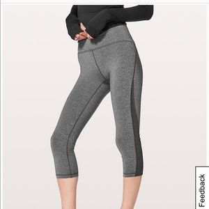 Lululemon Train times crop size 6